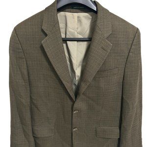 Lauren Ralph Lauren Men's Sport Coat Blazer Two Button Brown Gree Plaid …